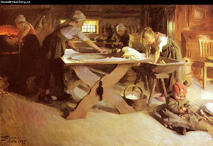 Anders Zorn Bread Baking